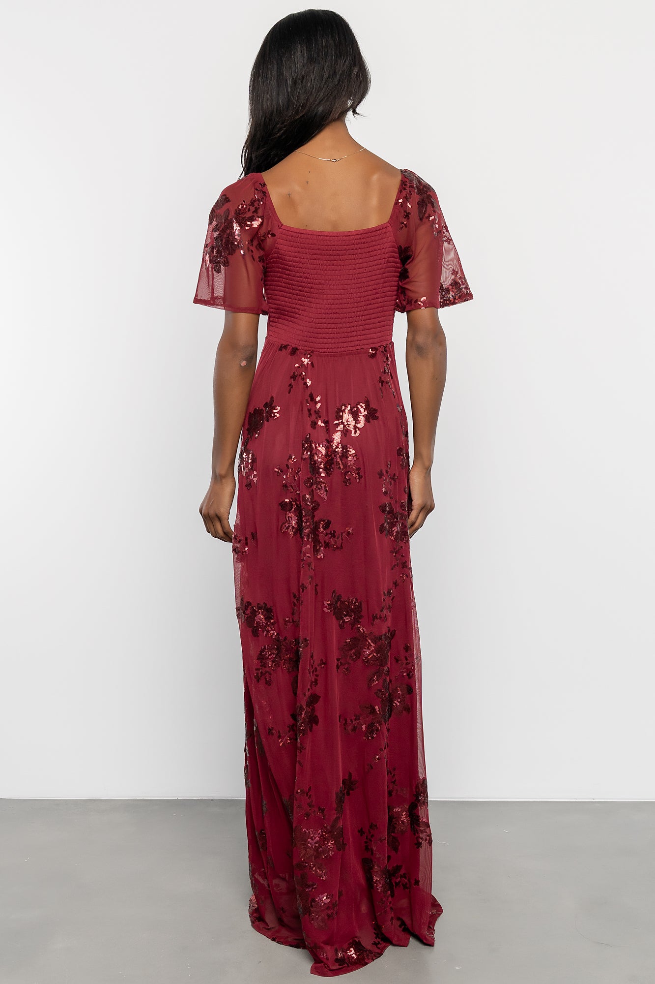 kalini floral embroidered sequinned georgette maxi ethnic dress reviews Baltic Born Womens Katherine Maxi Dress | Cream + Rust Floral