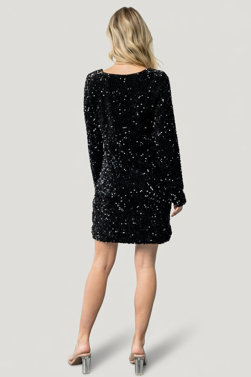 Mira Sequin Short Dress Mira Sequin Short Dress