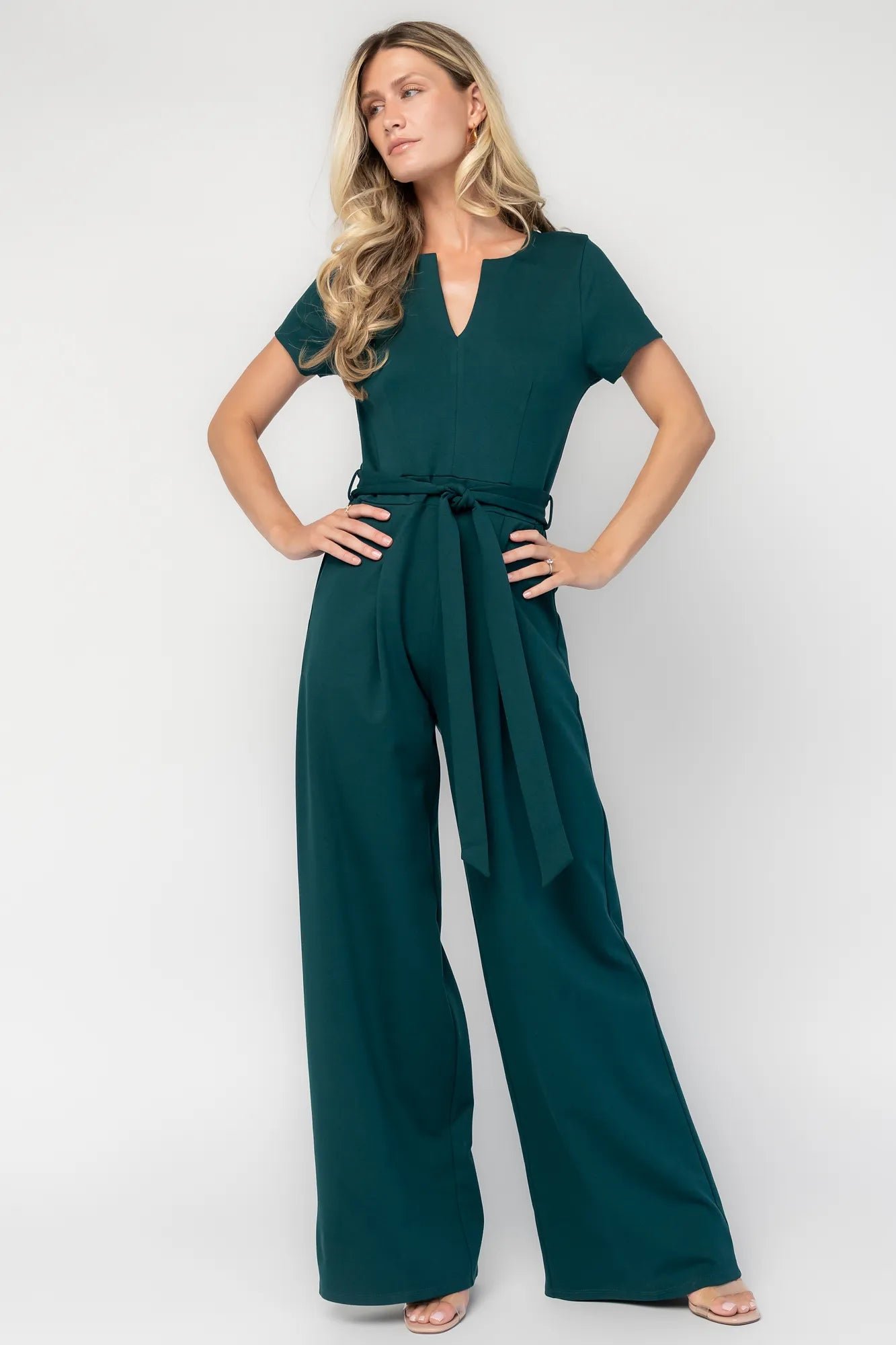 Winthrop Jumpsuit | Deep Jade