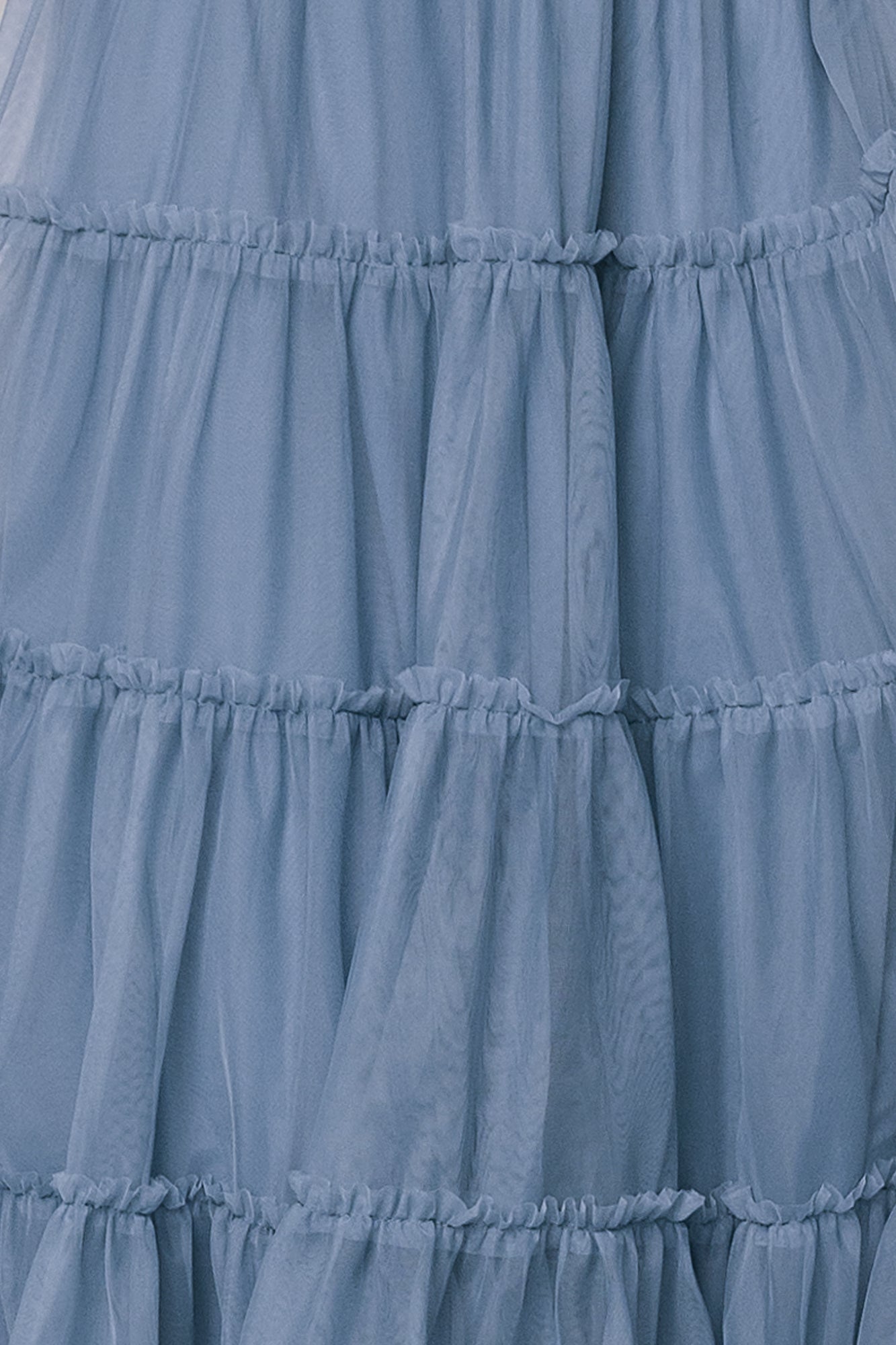Fabric Swatch - Emma Tulle | Slate Blue