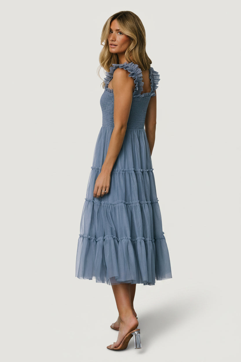 Emma Smocked Tulle Dress