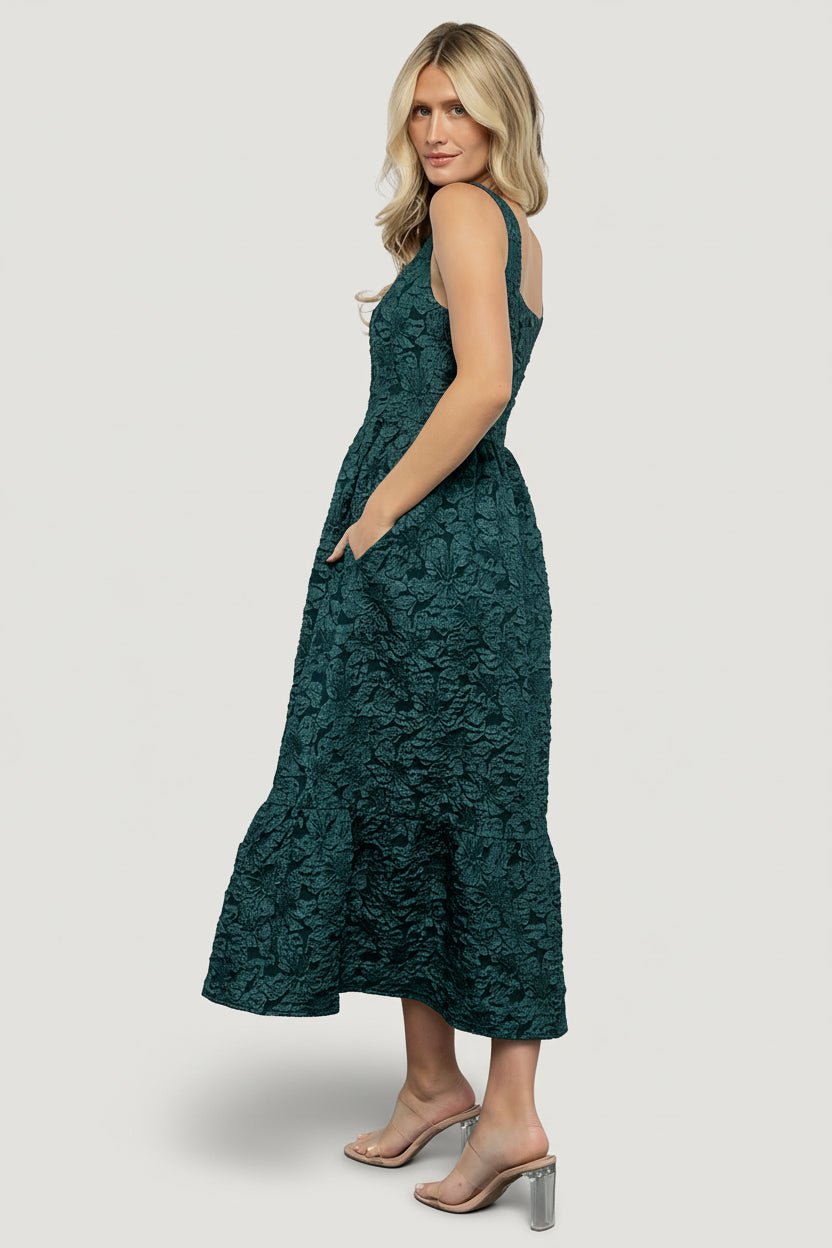 Maura Midi Dress | Green Maura Midi Dress | Green