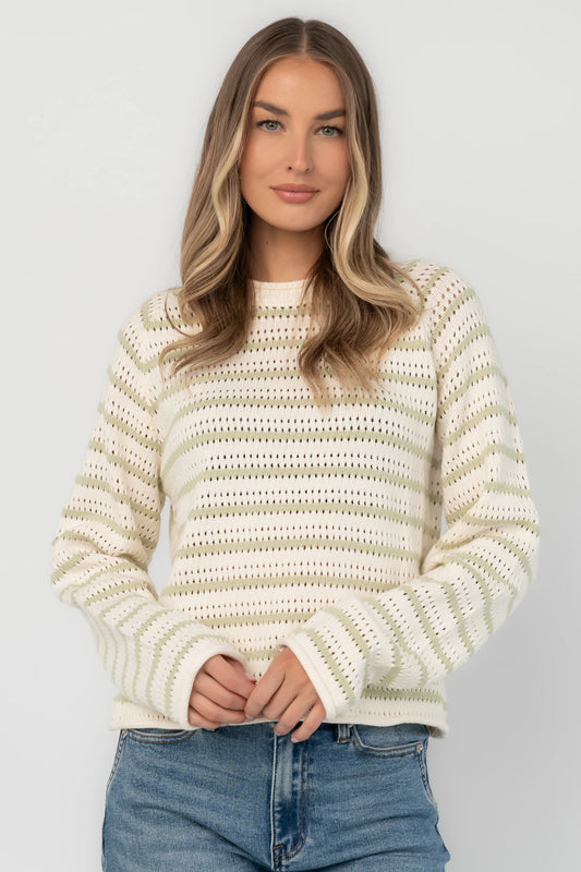 Calluna Sweater | Cream + Sage