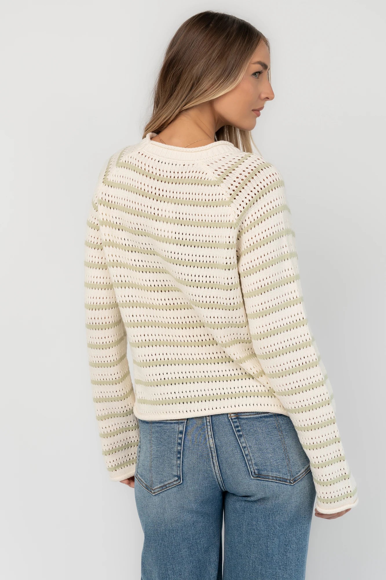 Calluna Sweater | Cream + Sage