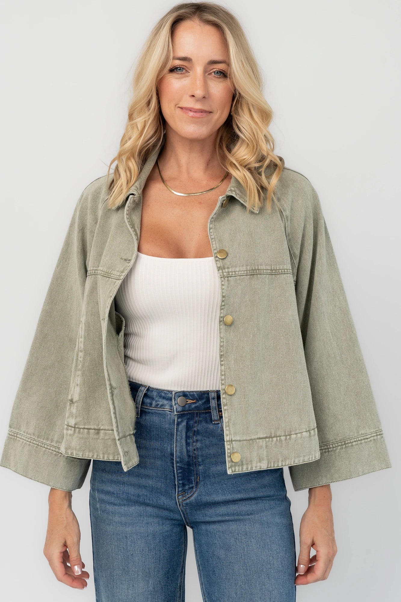 Hutch Light Weight Jacket | Dusty Olive