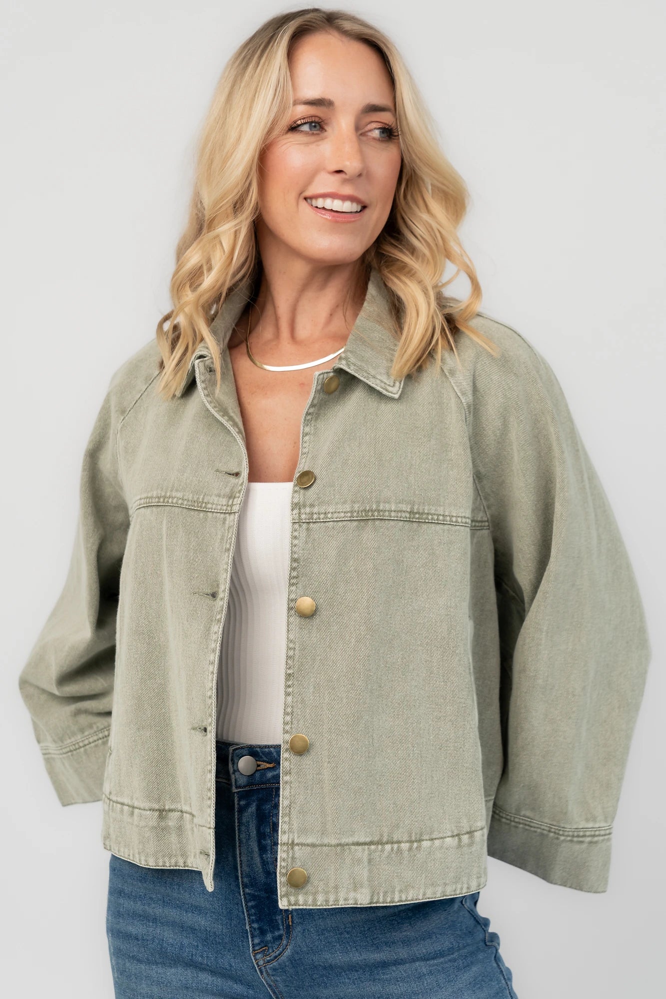 Hutch Light Weight Jacket | Dusty Olive