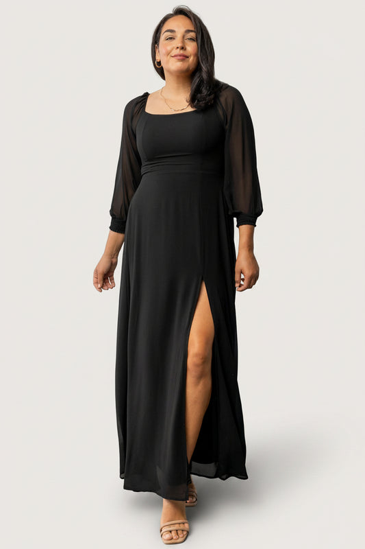 knee length dresses for ladies Naira Pleated Maxi Dress main image 0