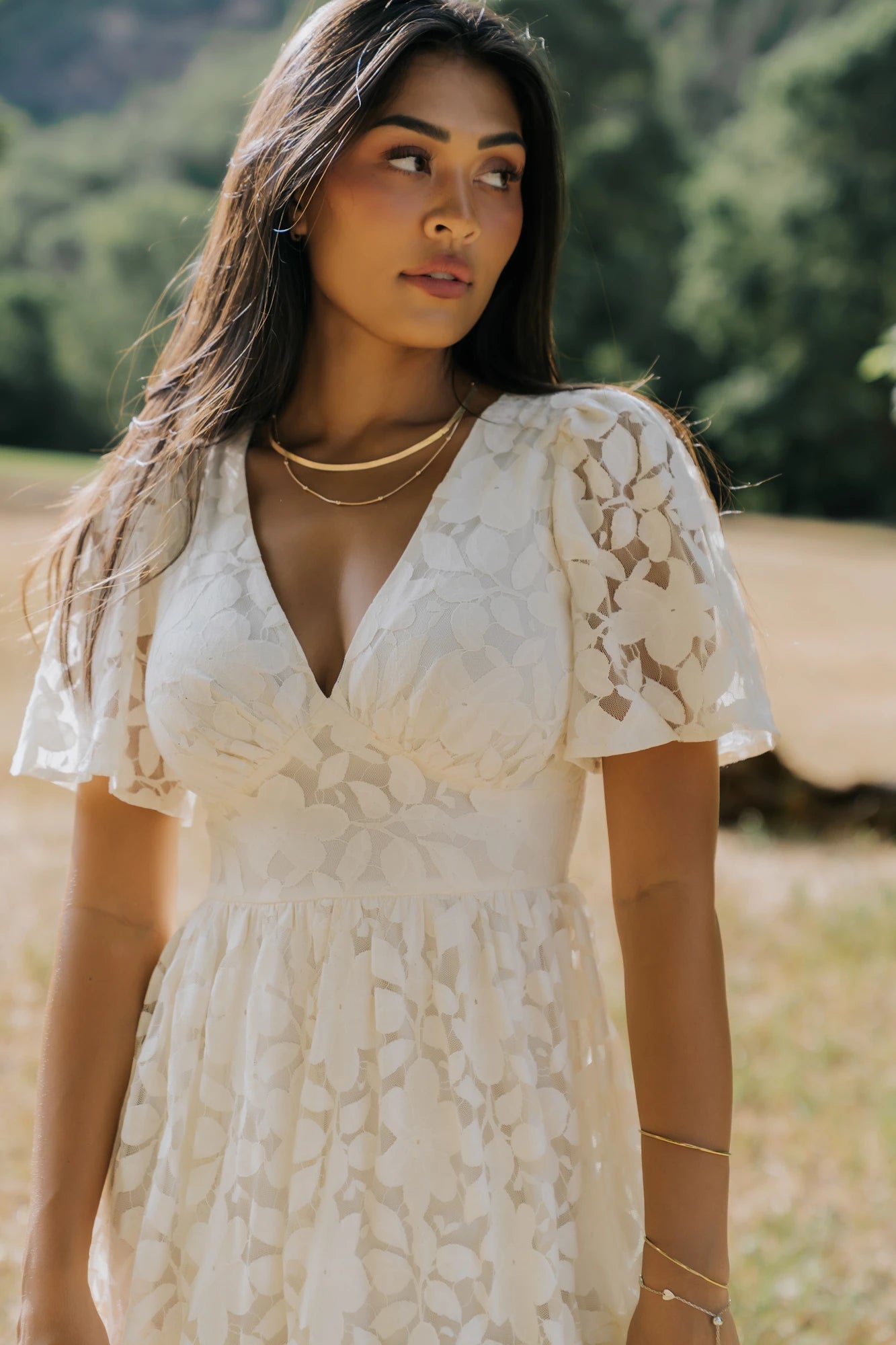 Samara Midi Dress | Cream