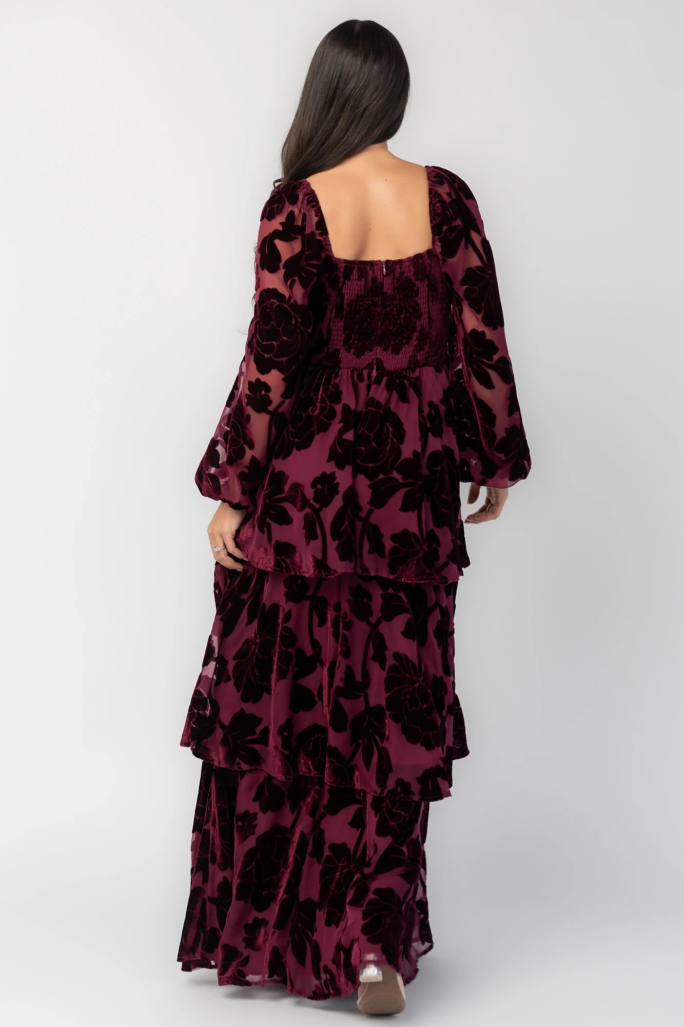 Alexandra Velvet Maxi Dress | Mulberry