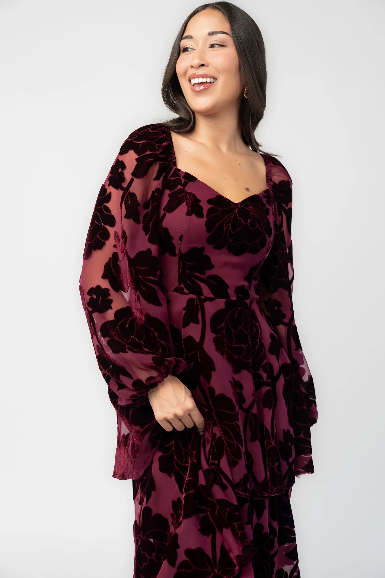Alexandra Velvet Maxi Dress | Mulberry
