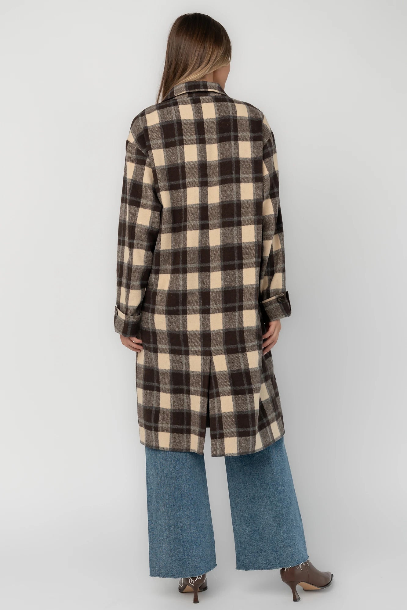 Eira Coat | Brown Plaid