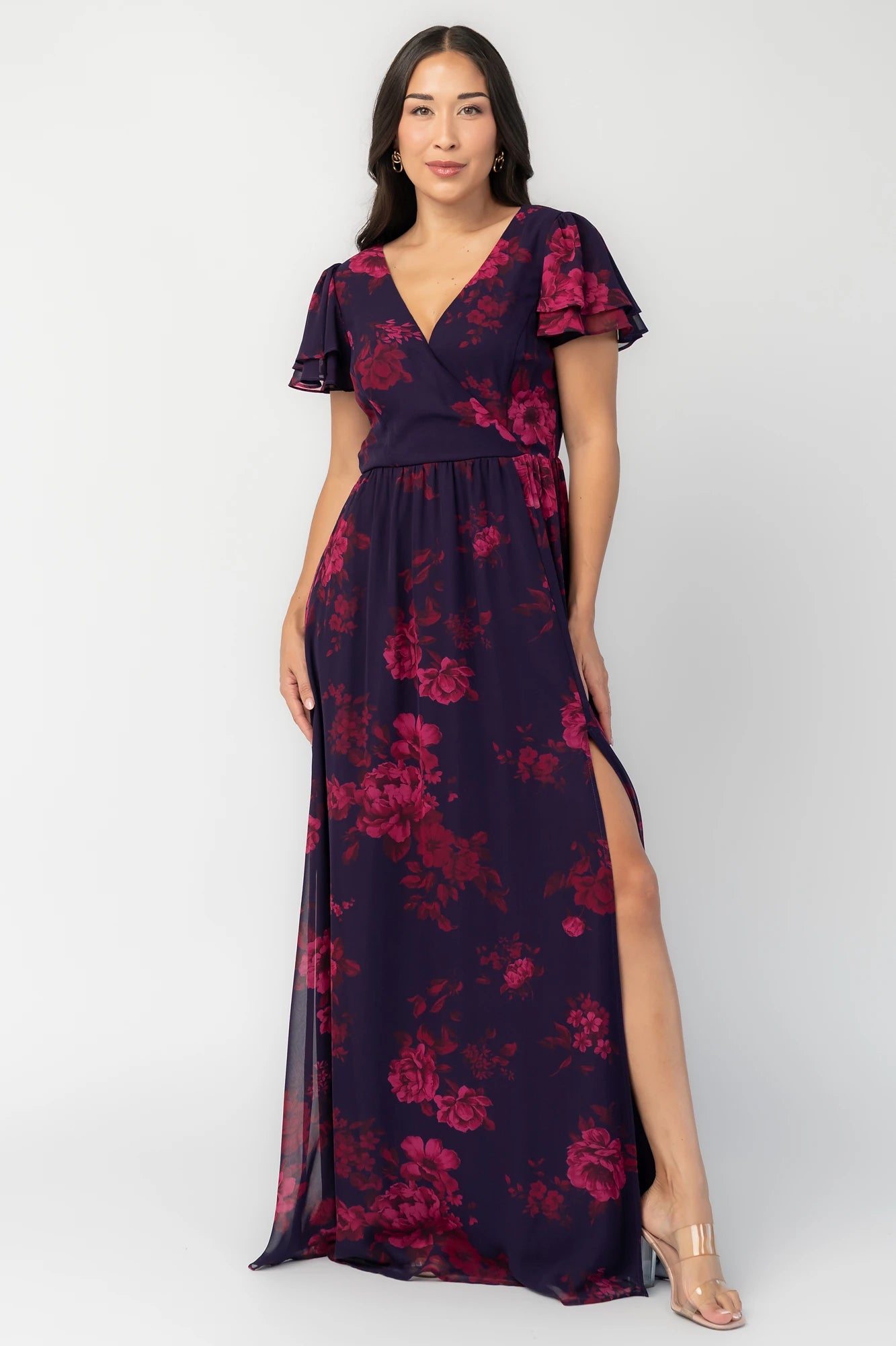 Theodora Maxi Dress | Indigo + Berry