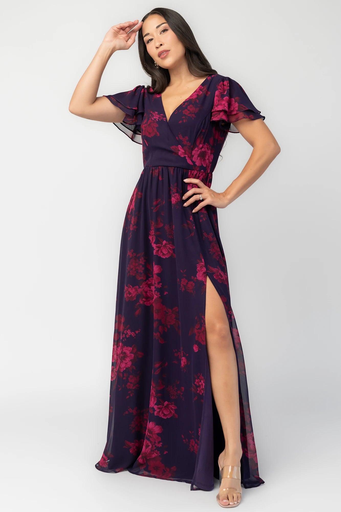 Theodora Maxi Dress | Indigo + Berry