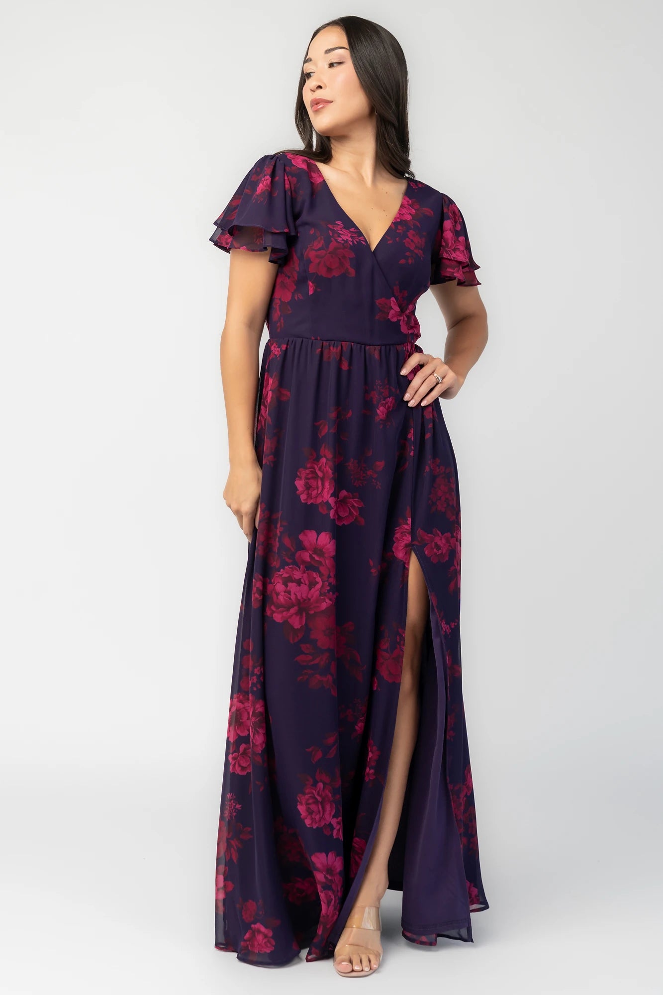 Theodora Maxi Dress | Indigo + Berry