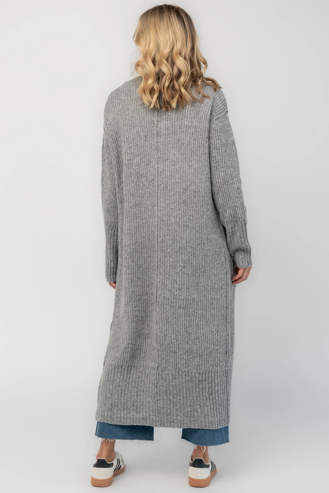 Irving Long Cardigan | Gray