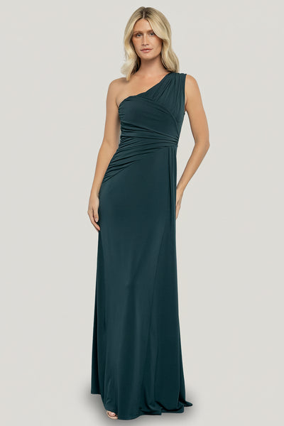 baltic born arianna maxi dress Baltic Born Womens Adrianna One Shoulder Gown | Deep Topaz