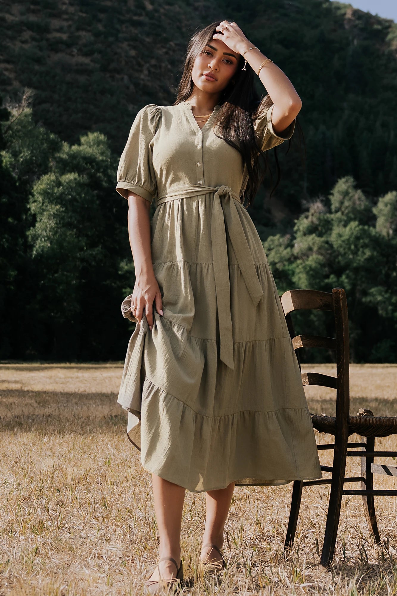 Camille Maxi Dress | Sage