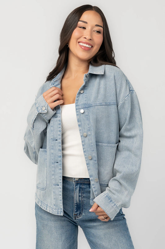 Finn Lightweight Jacket | Vintage Blue