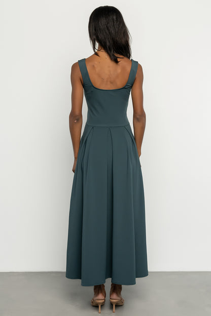 Giavanna Maxi Dress | Dark Green