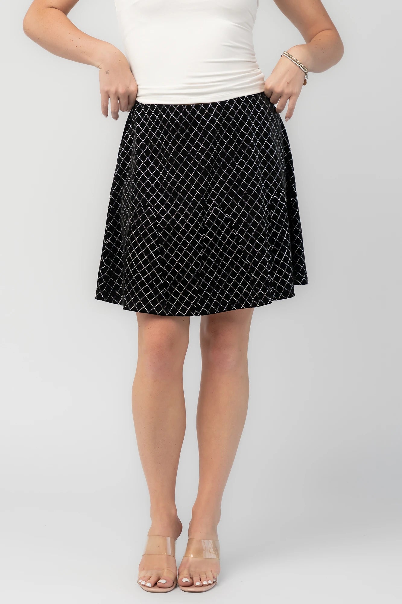 Michelle Flare Skirt | Black