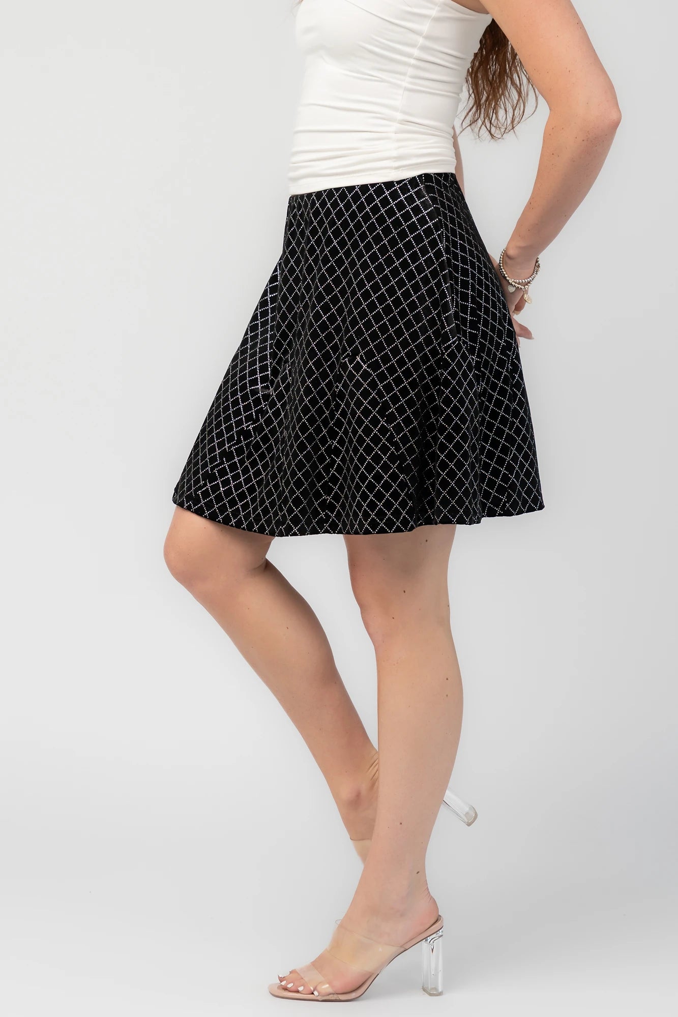 Michelle Flare Skirt | Black