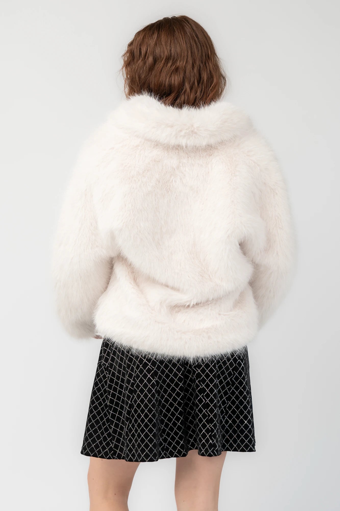 Jubilee Faux Fur Coat | Ivory