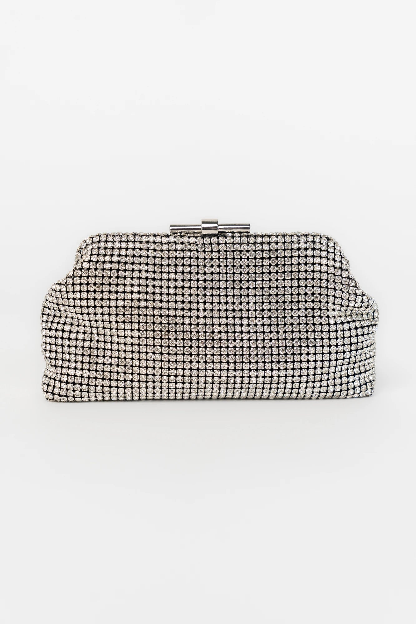 Julie Evening Clutch Bag | Silver