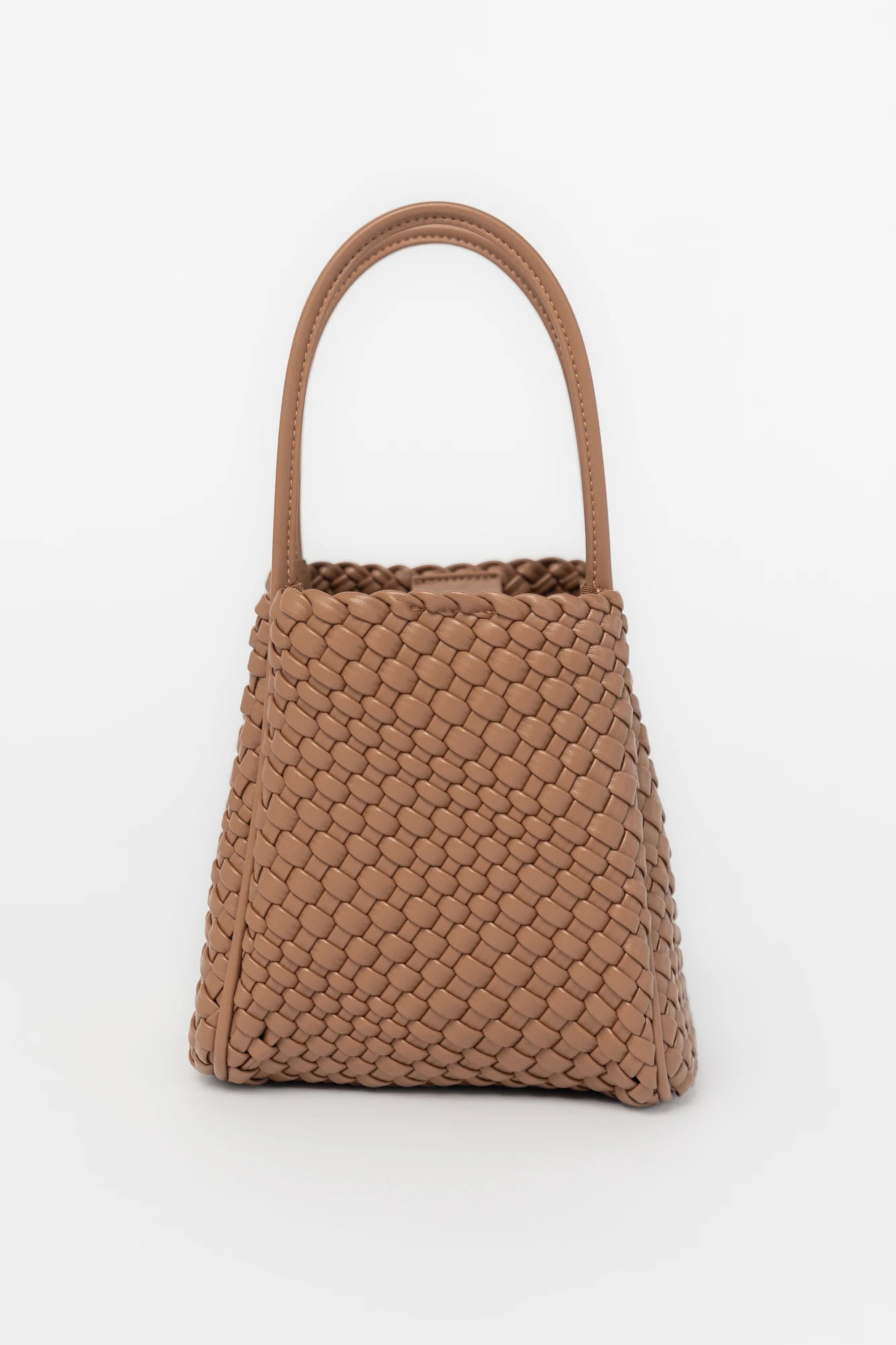 Simone Woven Tote Bag | Cognac