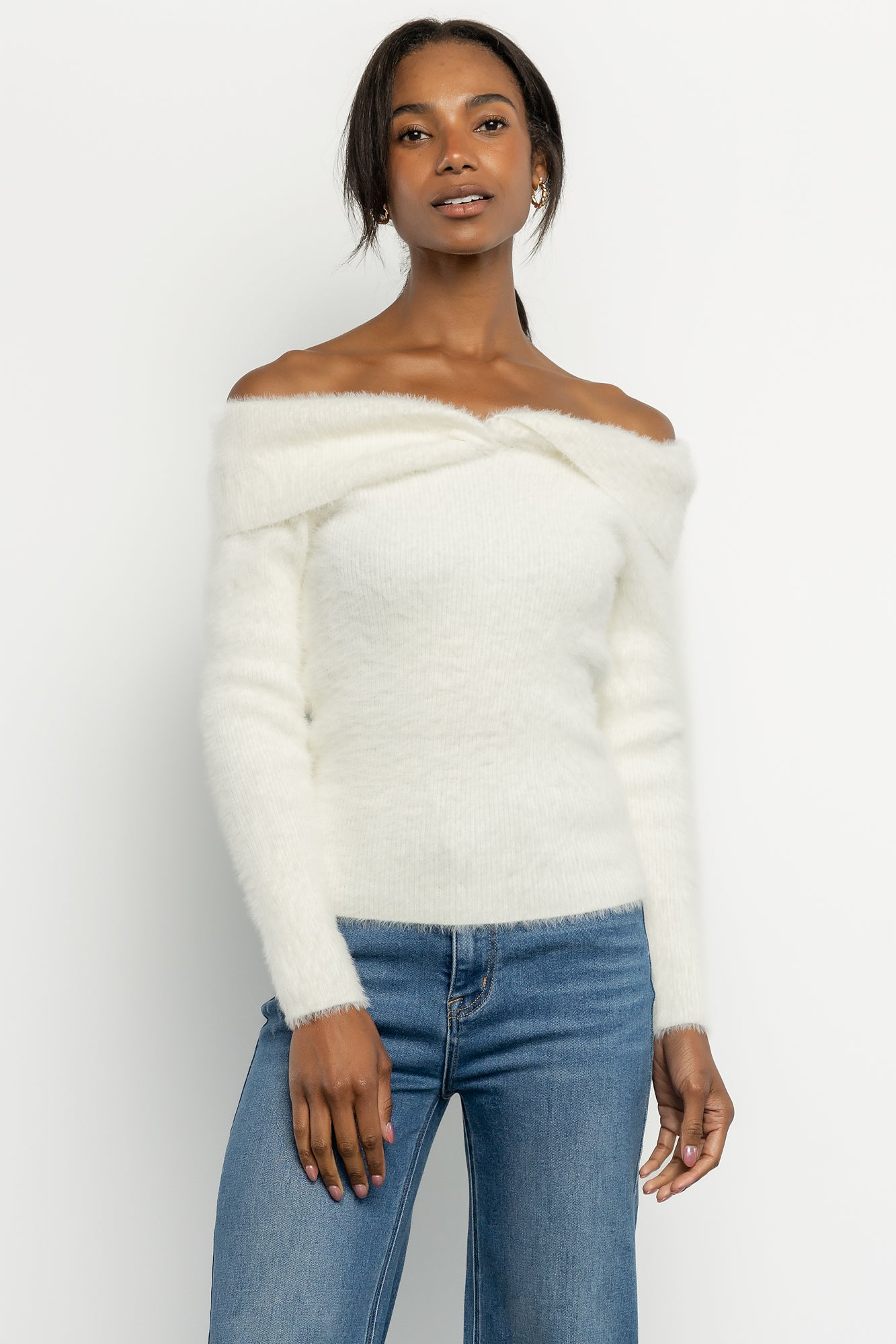 MURRAL Melt off shoulder jacket Ivory 2 【公式通販】