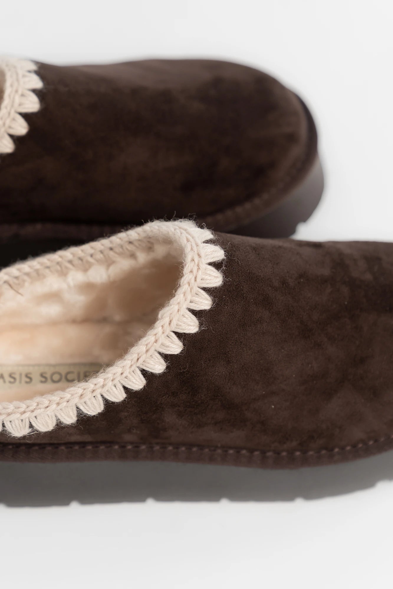 Pamela Platform Cozy Mule Slippers | Chocolate