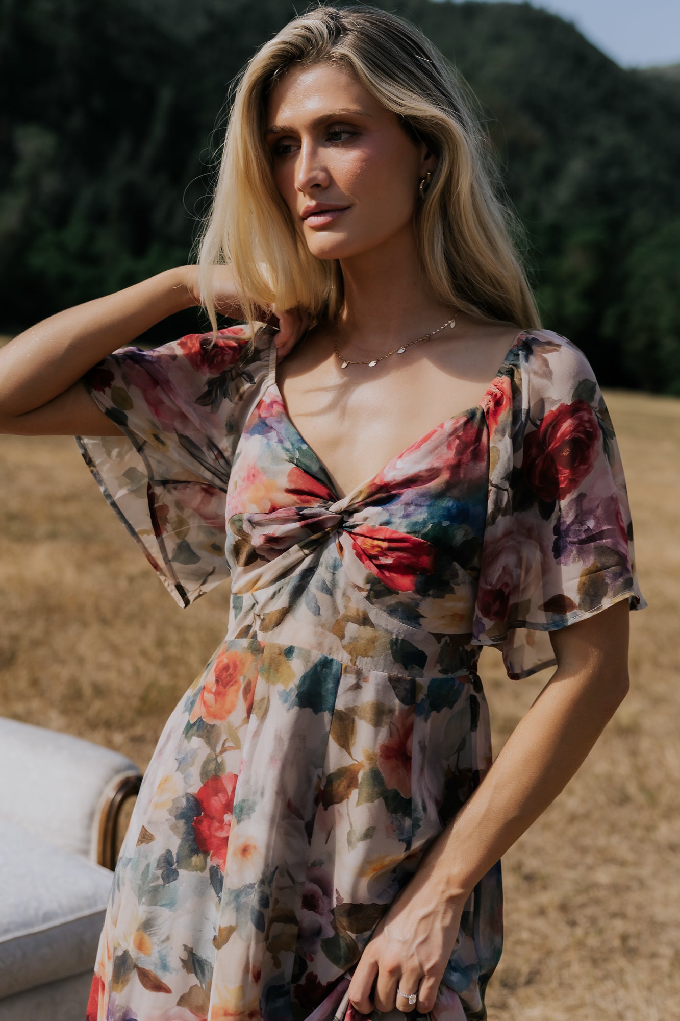 Positano Maxi Dress | Rose Multi Floral