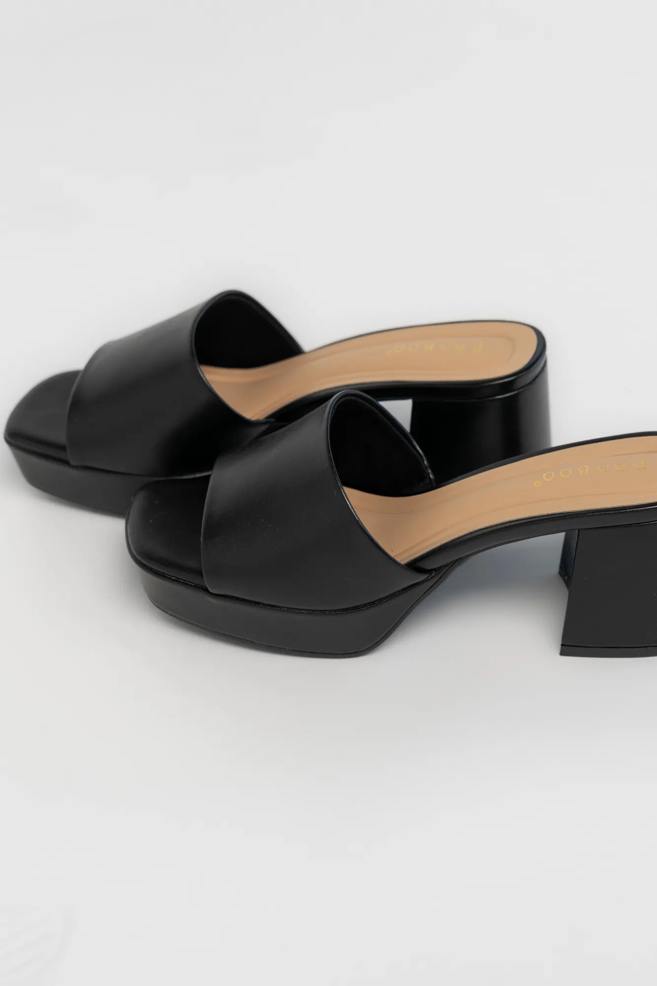 Adenine Platform Chunky Heel | Black
