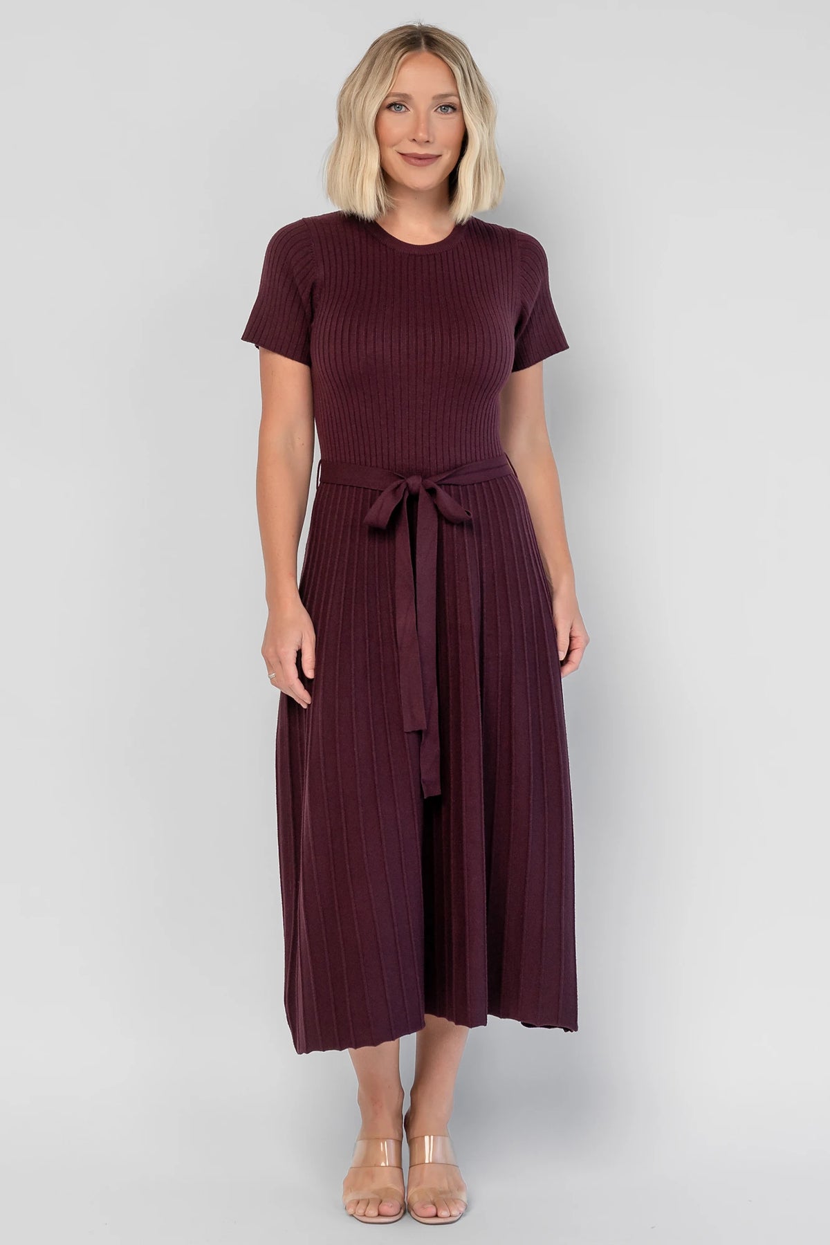 Jessamine Midi Dress | Dark Plum