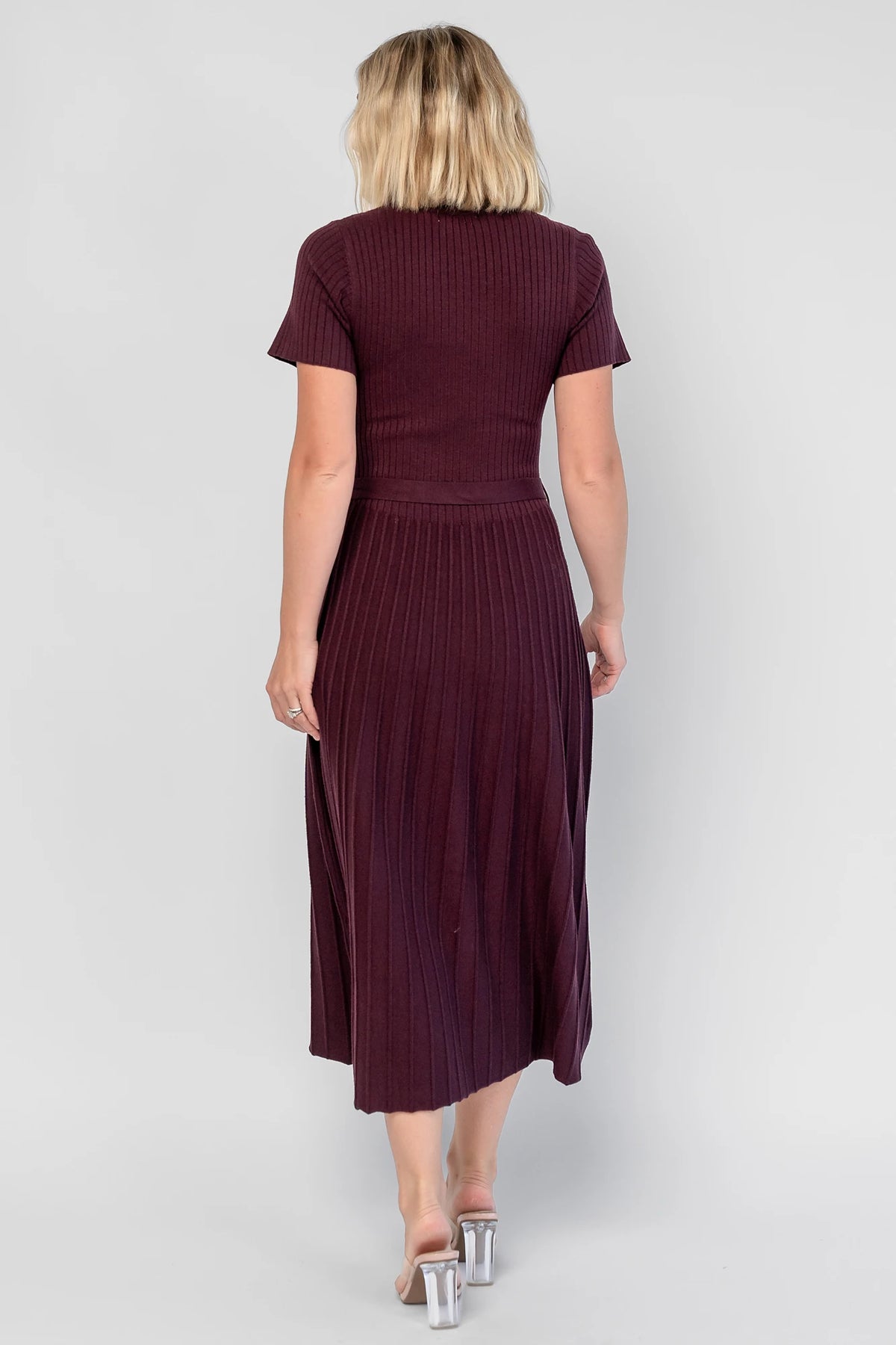 Jessamine Midi Dress | Dark Plum
