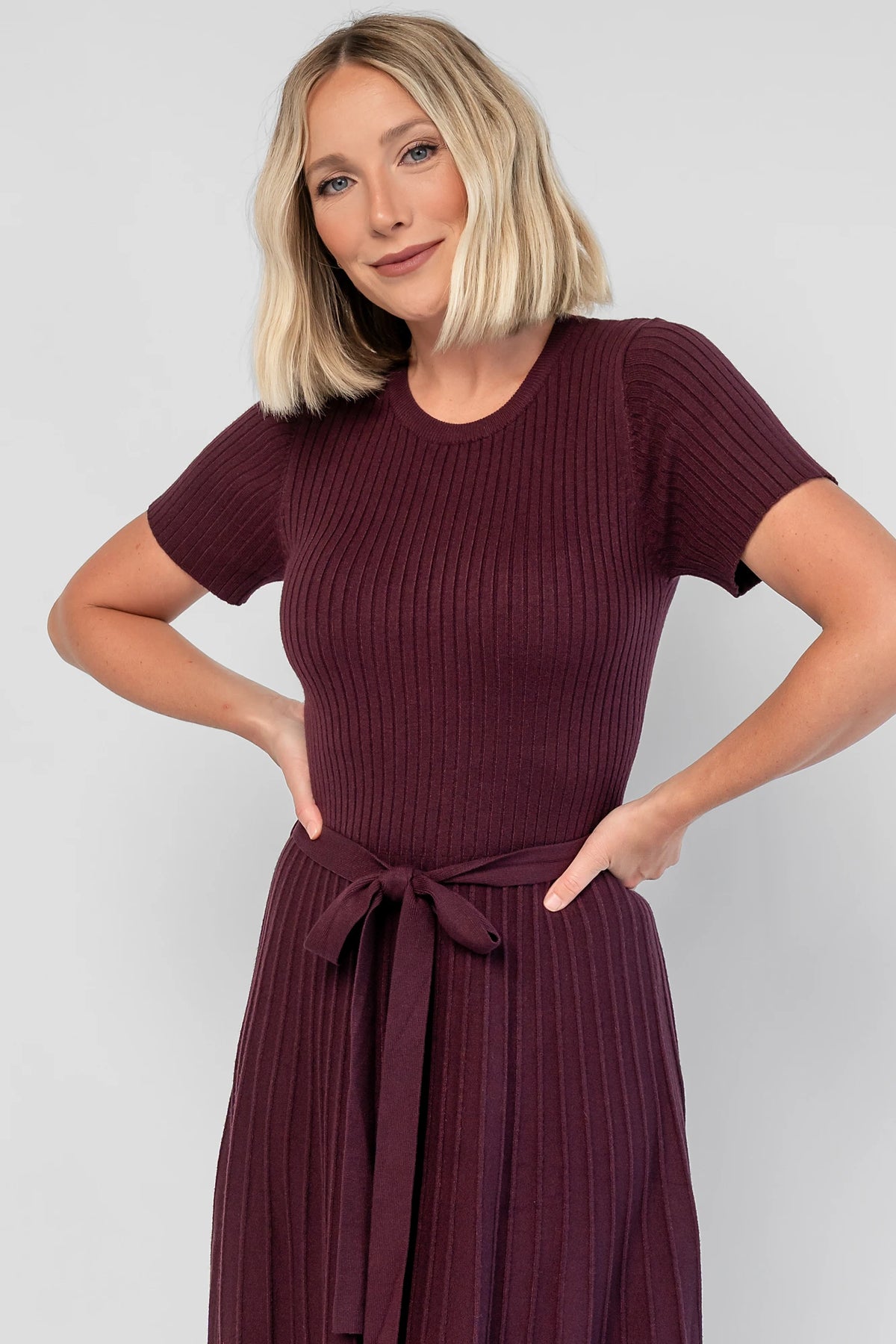 Jessamine Midi Dress | Dark Plum