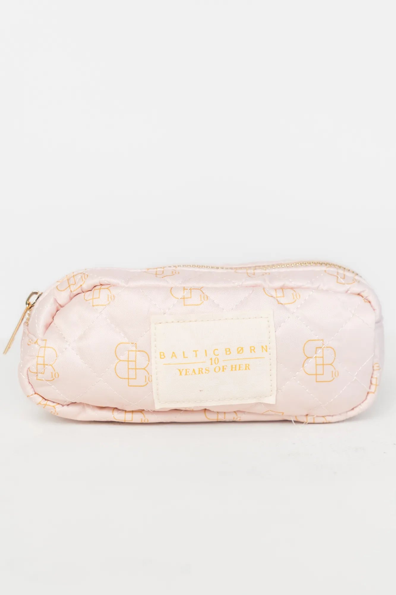 Kelani Quilted Cosmetic Bag Set | Pink