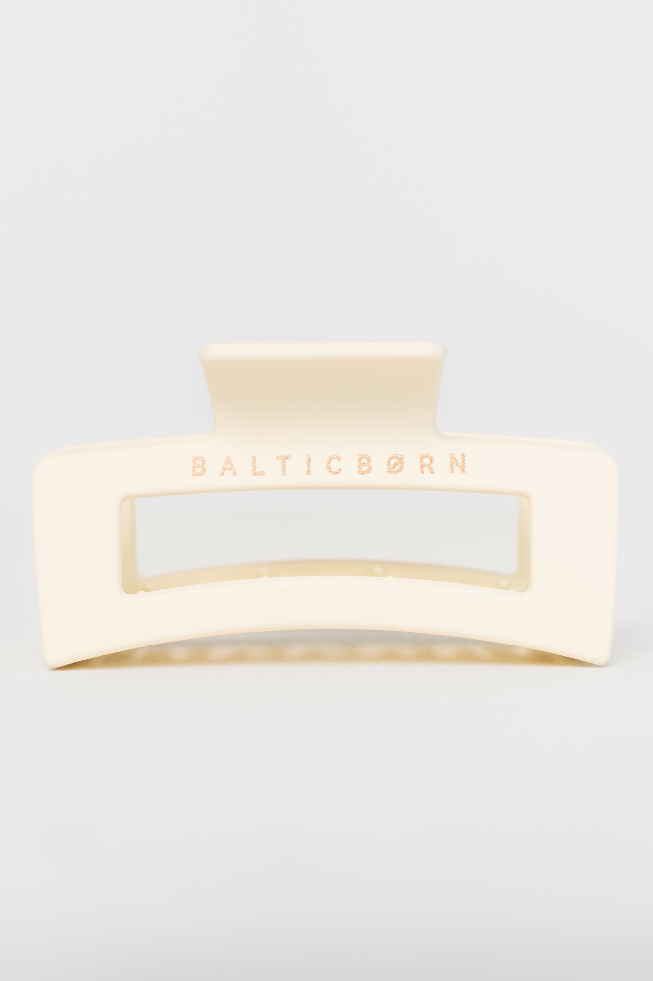 Trixie Matte Claw Clip | Ivory
