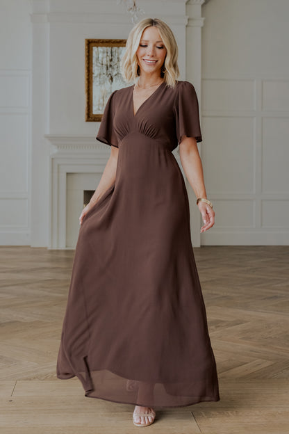 Esti Maxi Dress | Espresso