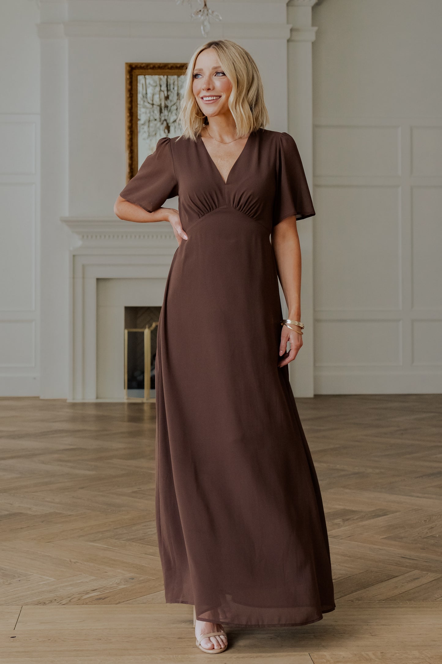 Esti Maxi Dress | Espresso