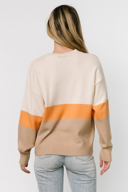 Rooney Sweater | Cream + Oatmeal