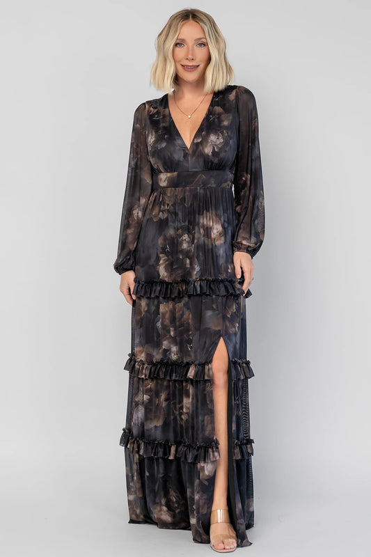 Astraea Maxi Dress | Midnight Floral
