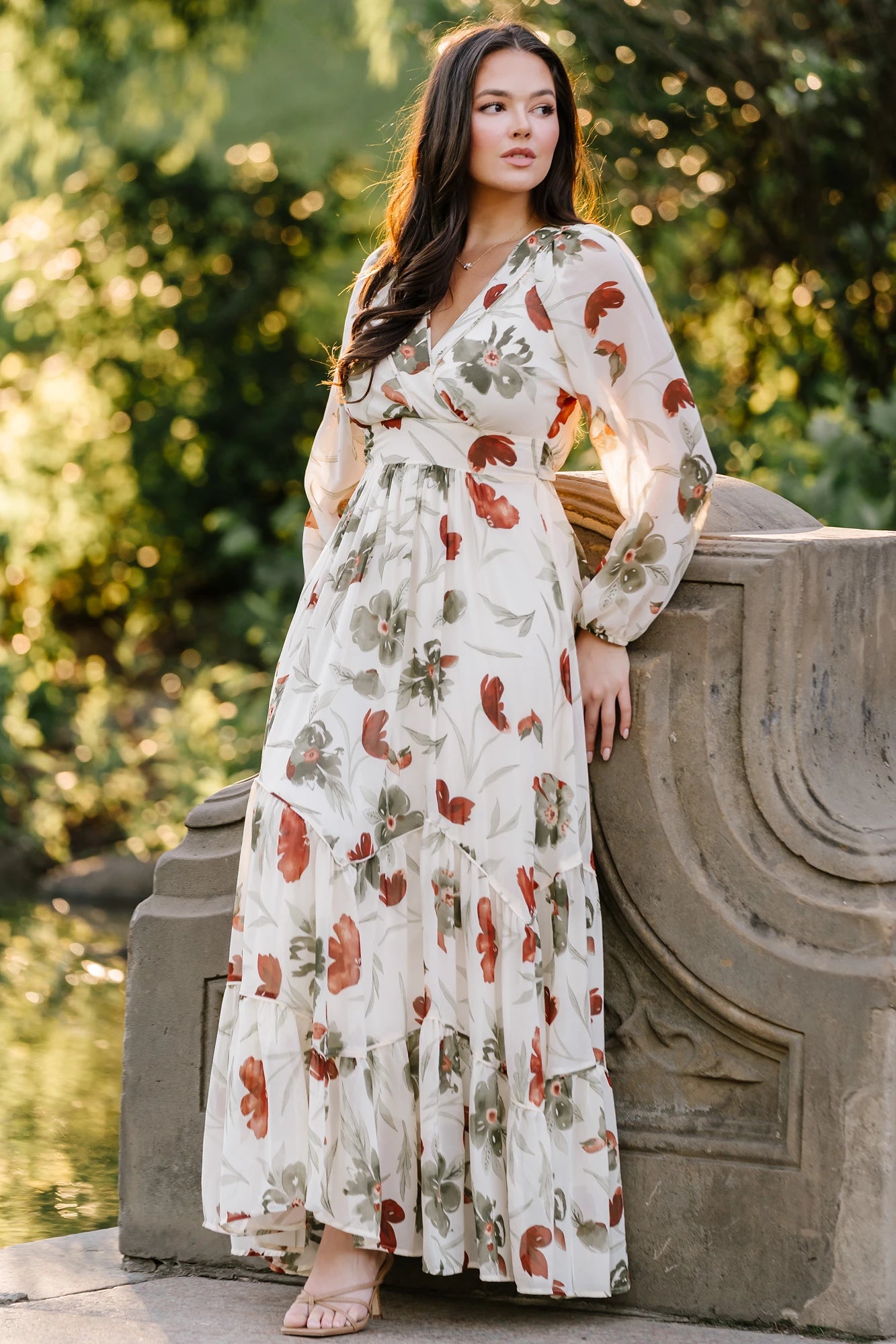 Johanna Maxi Dress | Cream Floral