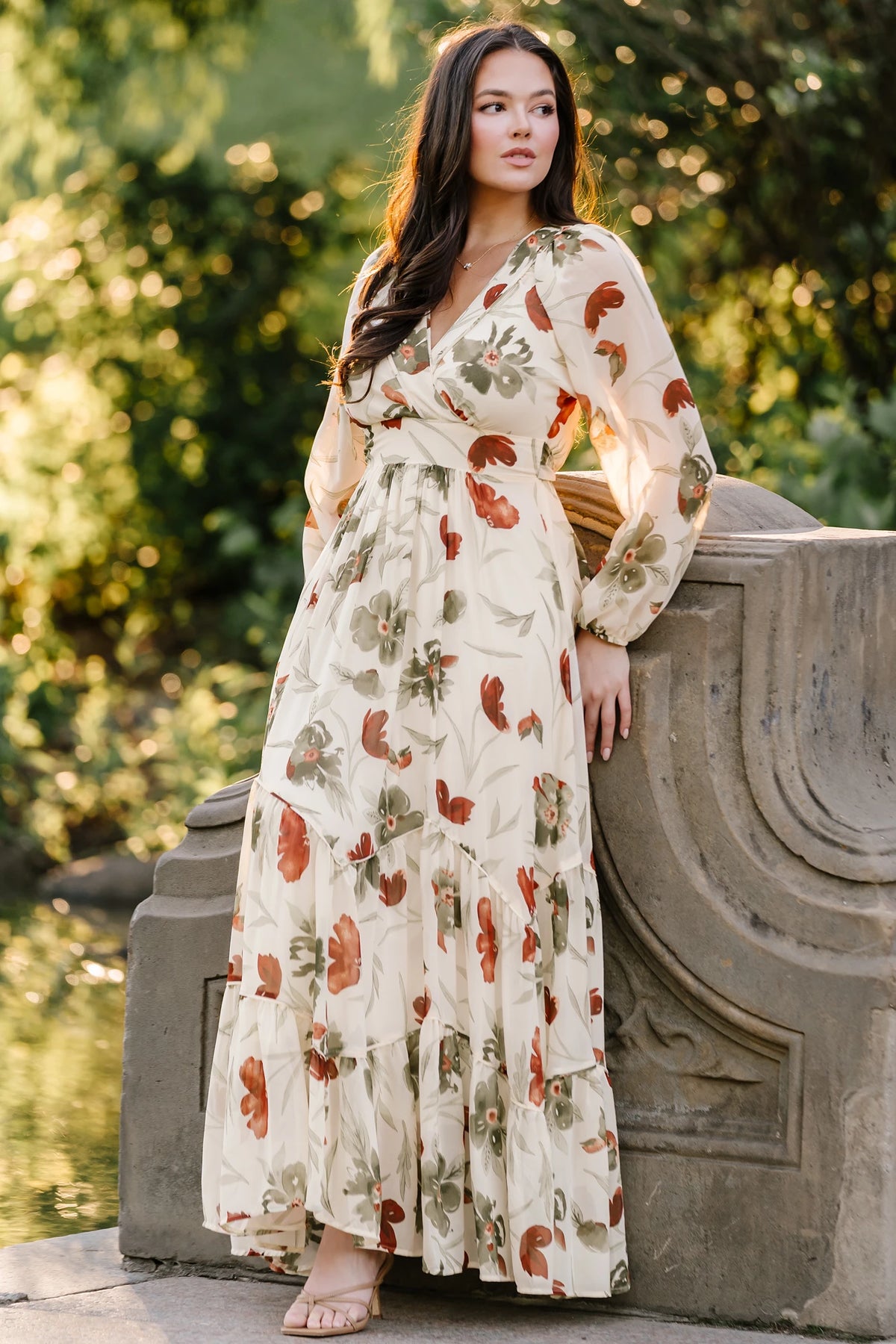 Johanna Maxi Dress | Cream Floral