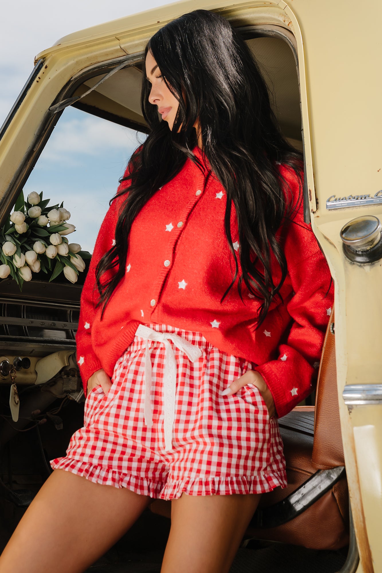 Liberty Cardigan | Red