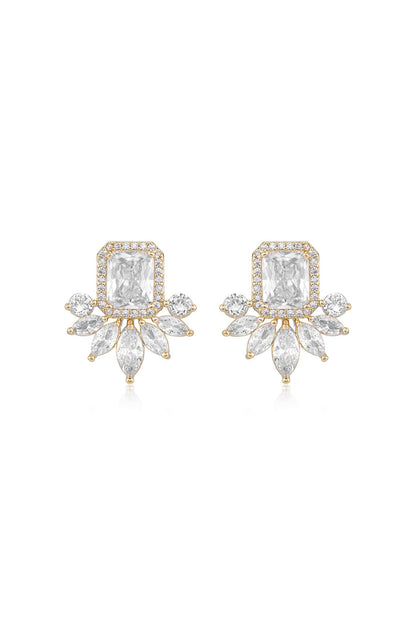 Shine Crystal Stud Earrings
