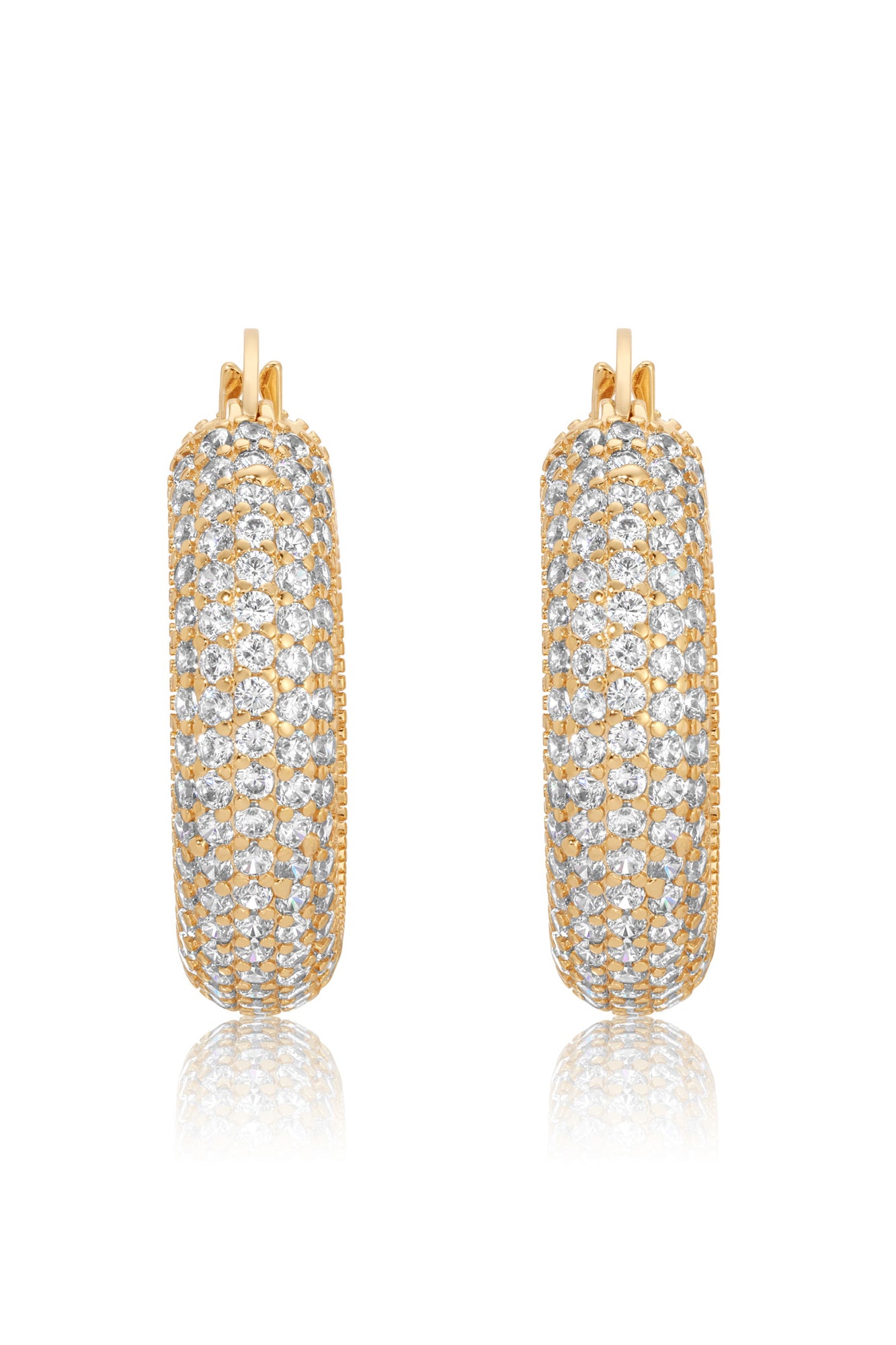 Sparkle Bits Mini Crystal Hoops