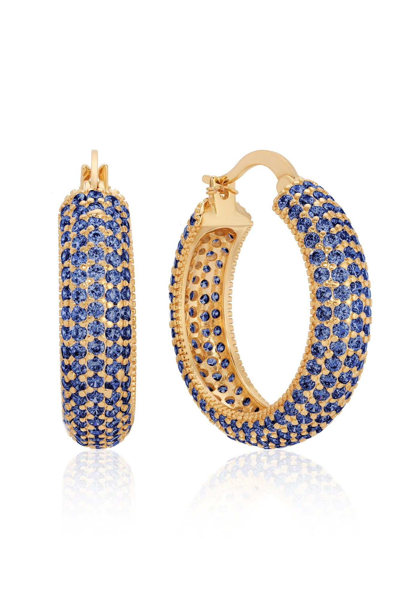 Sparkle Bits Mini Crystal Hoops