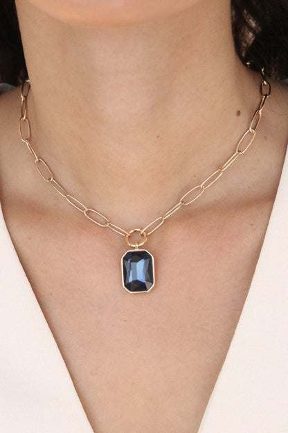 Deco Pendant Necklace