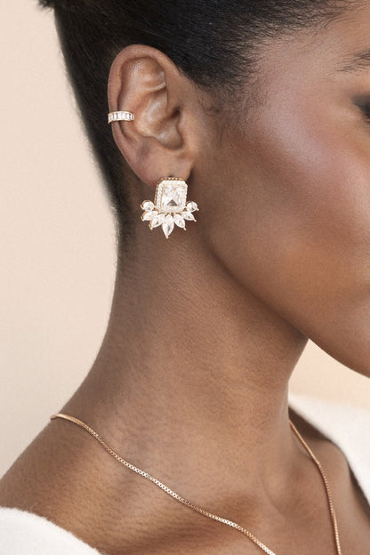 Shine Crystal Stud Earrings