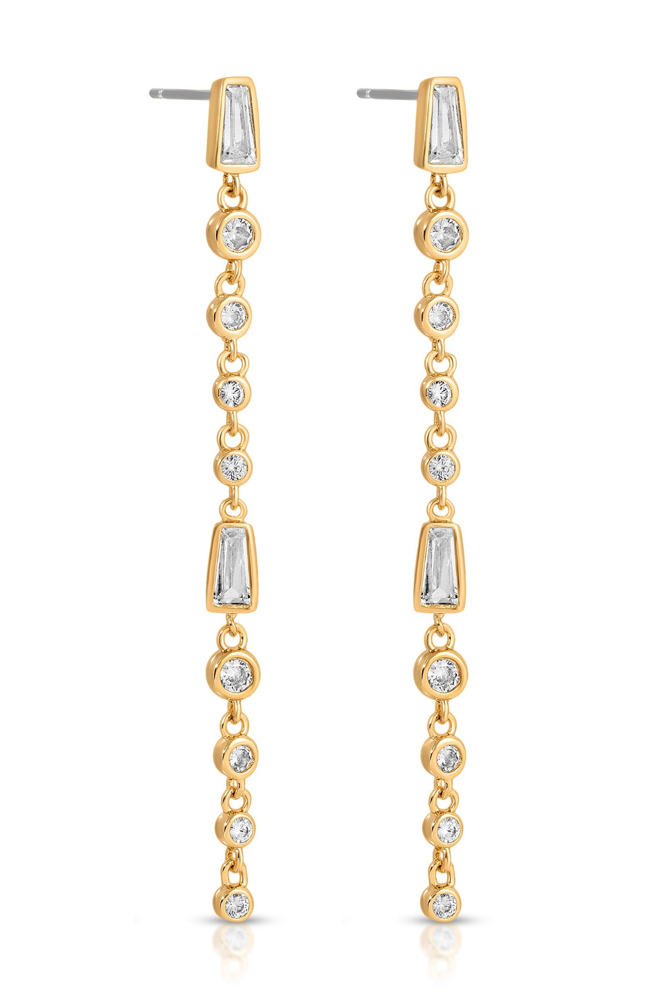 Crystal Linear Earrings